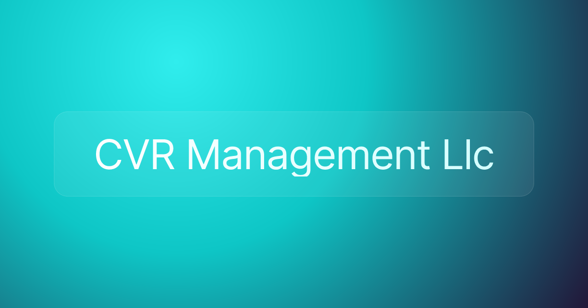 CVR Management Llc