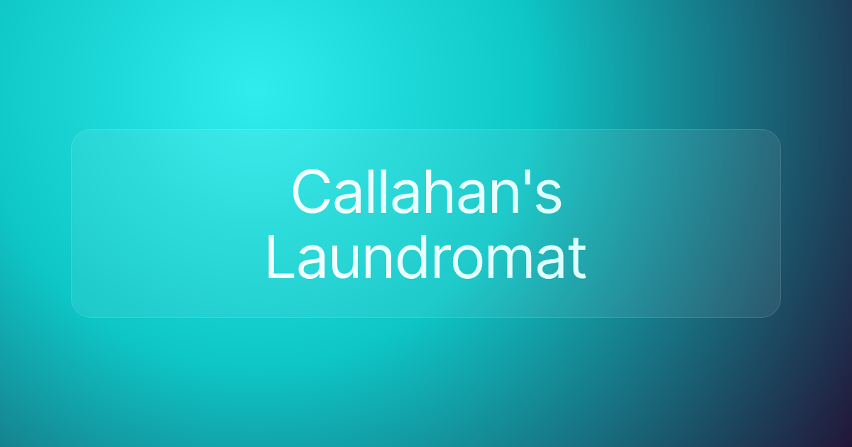 Callahan's Laundromat