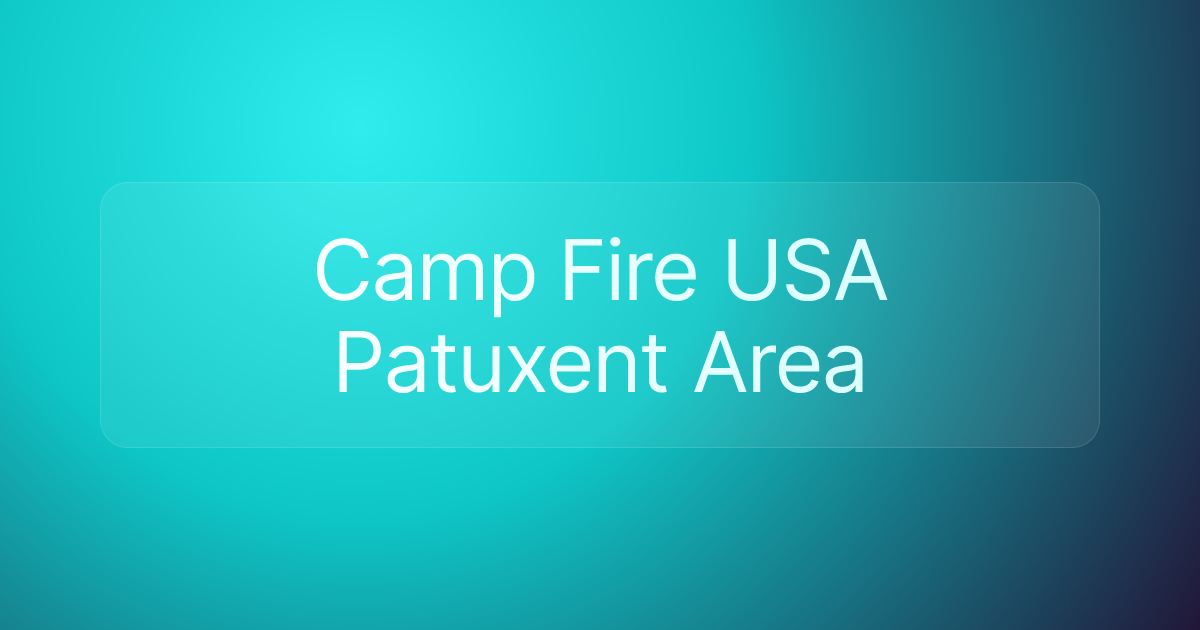 Camp Fire USA Patuxent Area