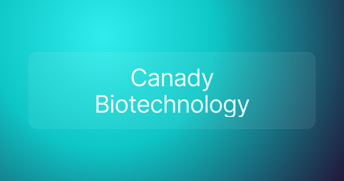 Canady Biotechnology