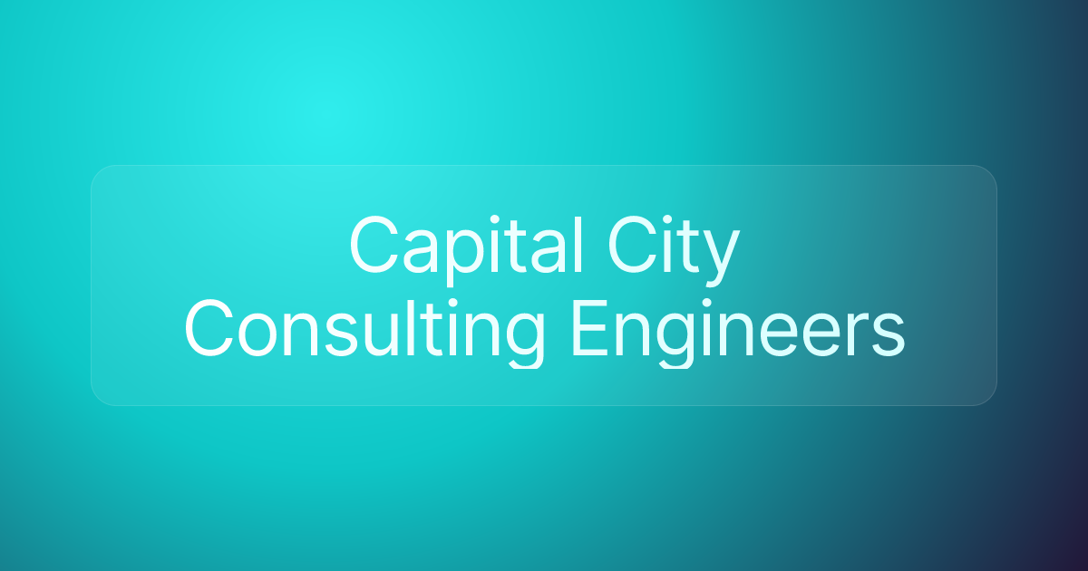 Capital City Consulting Engineers