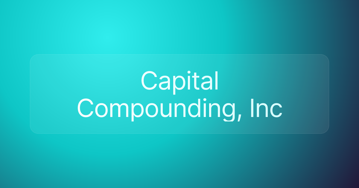 Capital Compounding, Inc