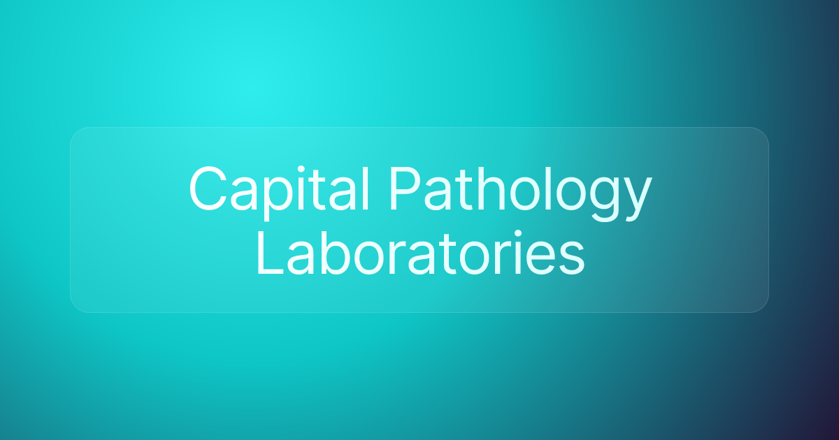 Capital Pathology Laboratories