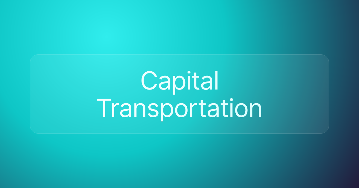 Capital Transportation