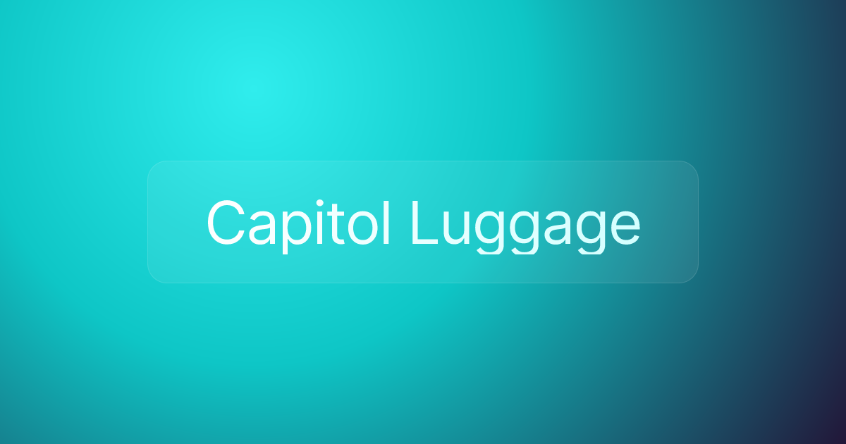 Capitol Luggage