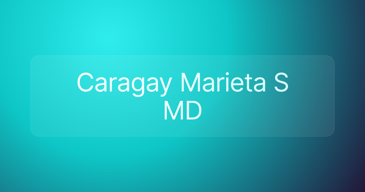 Caragay Marieta S MD