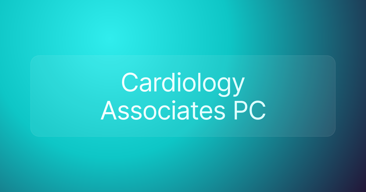 Cardiology Associates PC