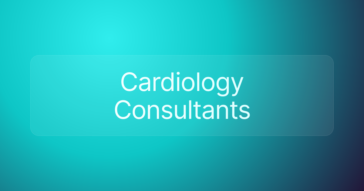 Cardiology Consultants