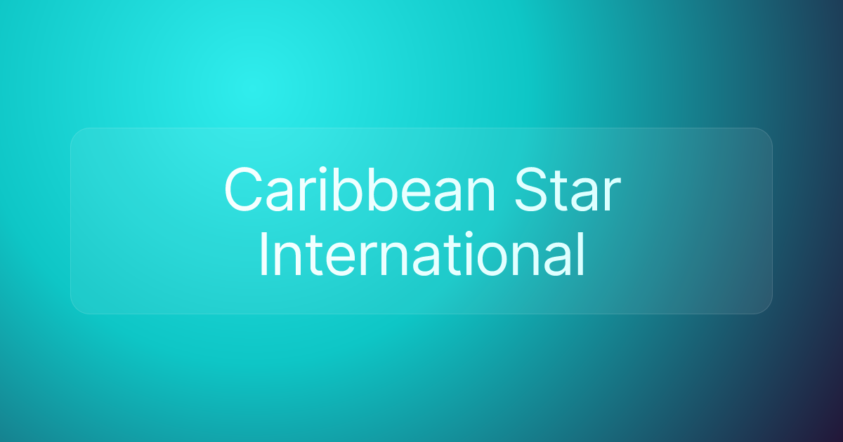 Caribbean Star International