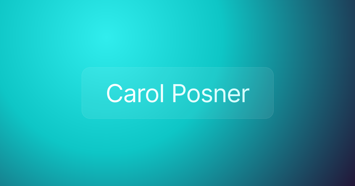 Carol Posner