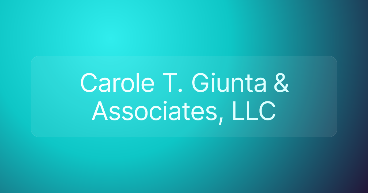 Carole T. Giunta & Associates, LLC