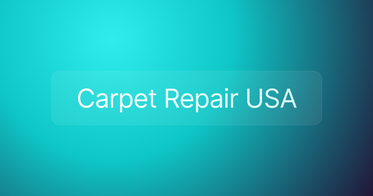 Carpet Repair USA