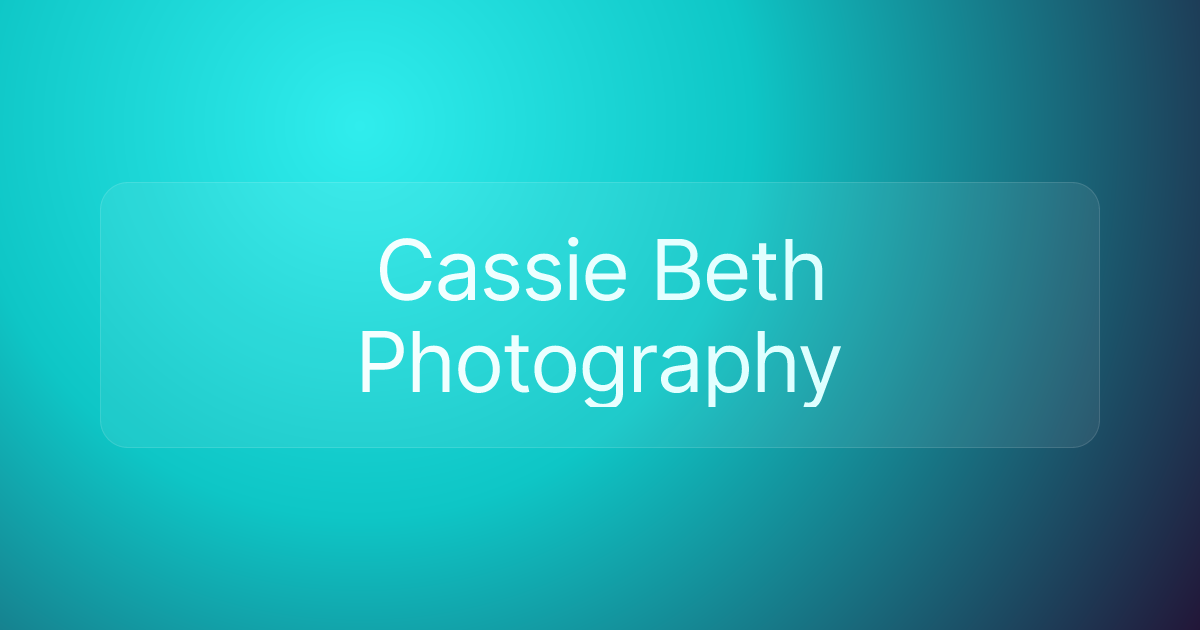 Cassie Beth Photography