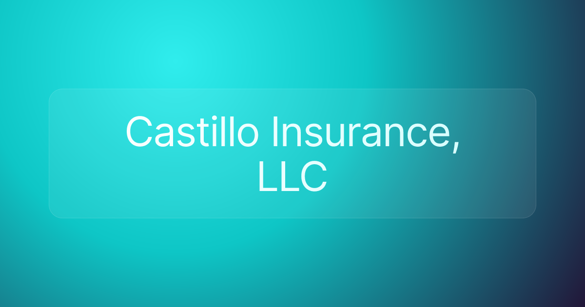 Castillo Insurance, LLC