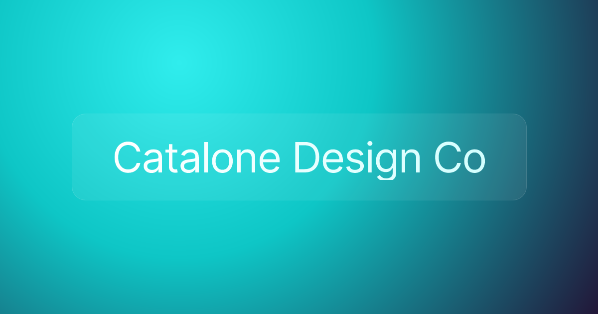 Catalone Design Co