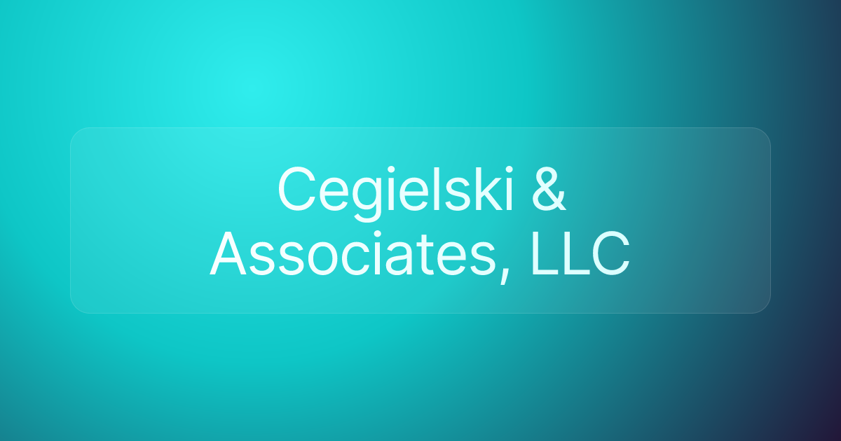 Cegielski & Associates, LLC