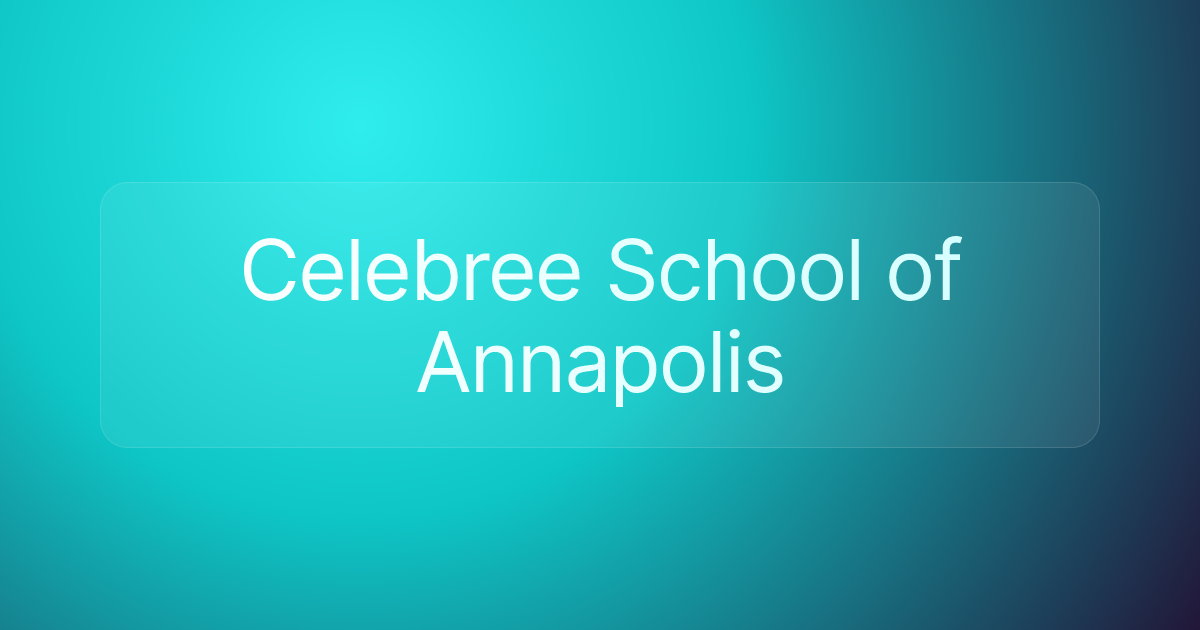 Celebree School of Annapolis