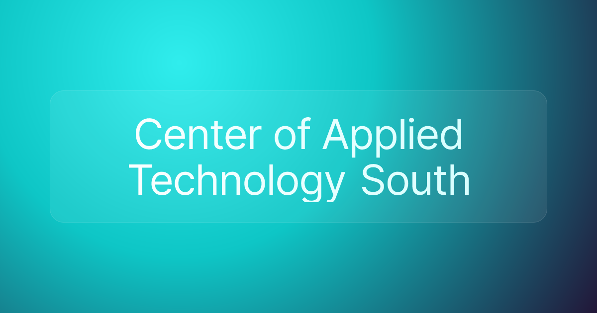 Center of Applied Technology South