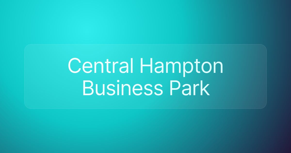 Central Hampton Business Park