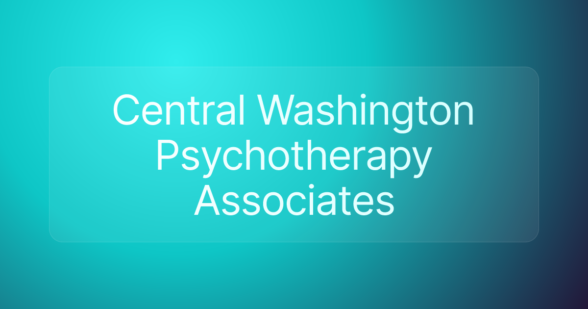 Central Washington Psychotherapy Associates