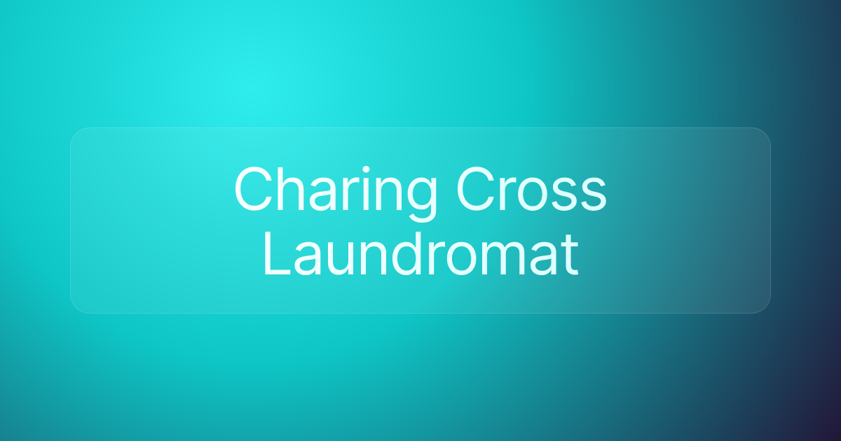 Charing Cross Laundromat