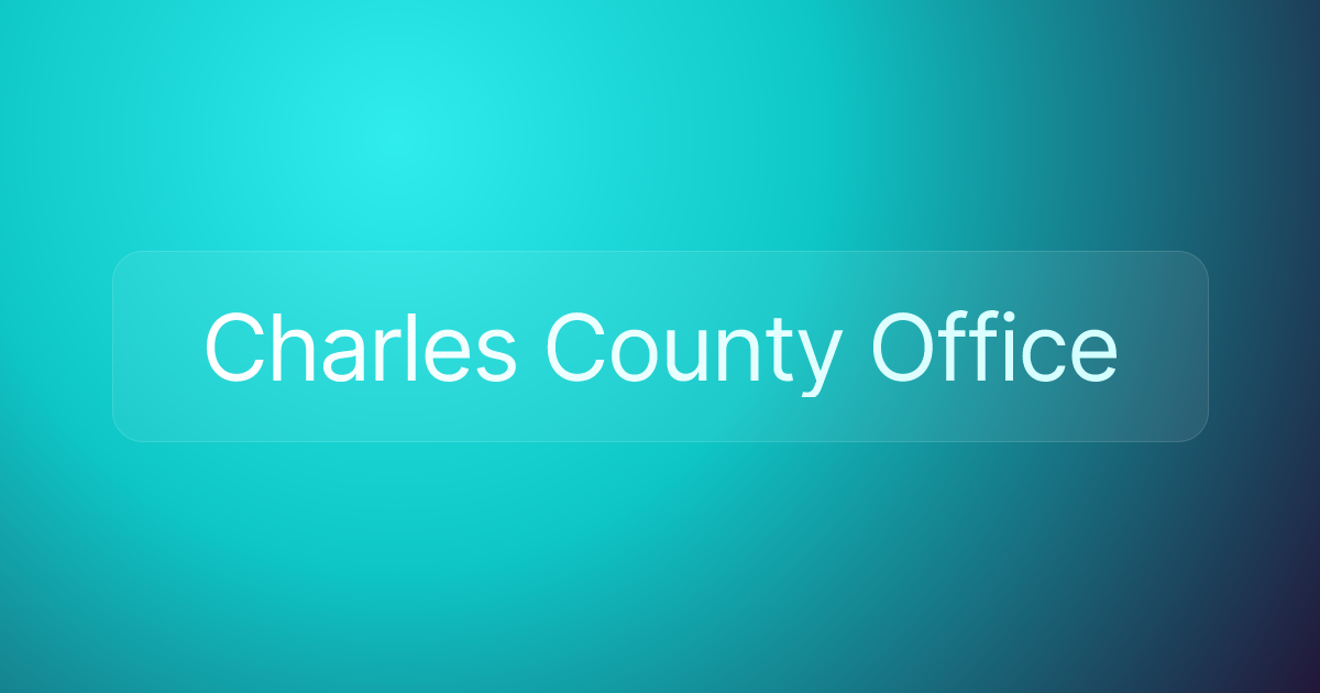 Charles County Office