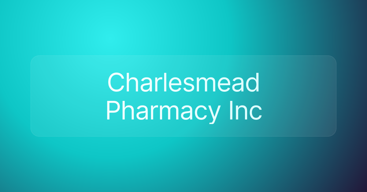 Charlesmead Pharmacy Inc