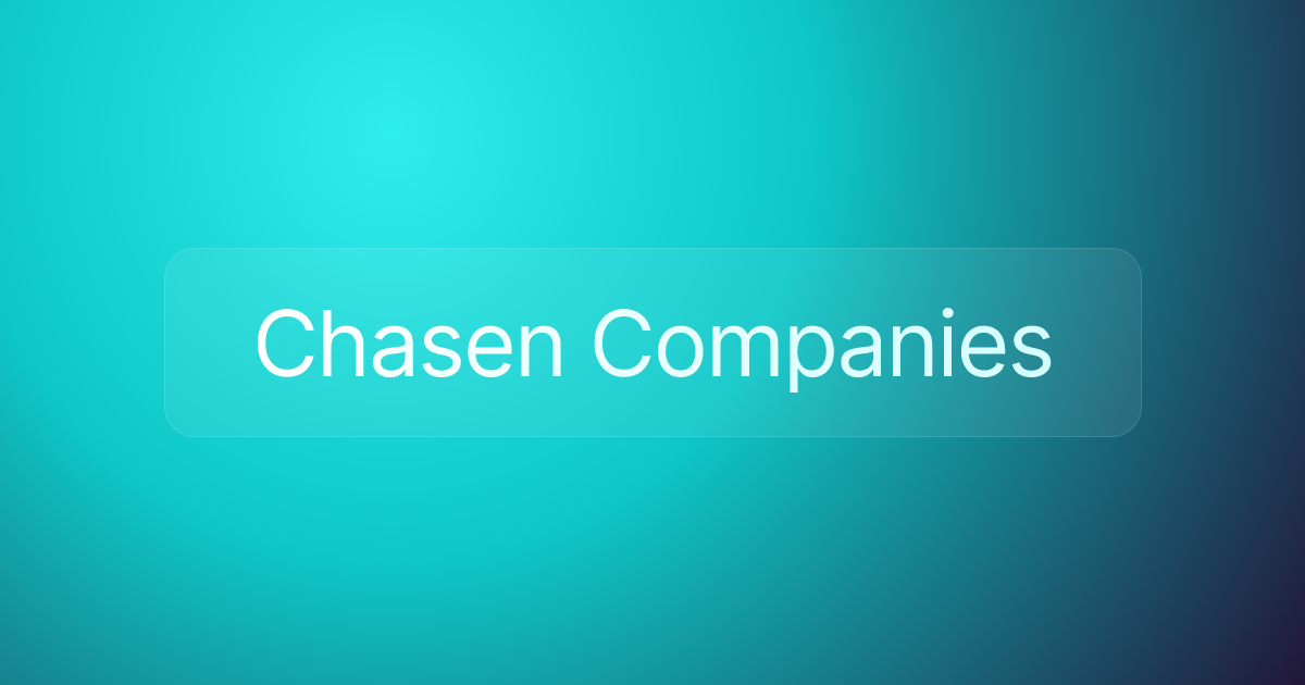 Chasen Companies
