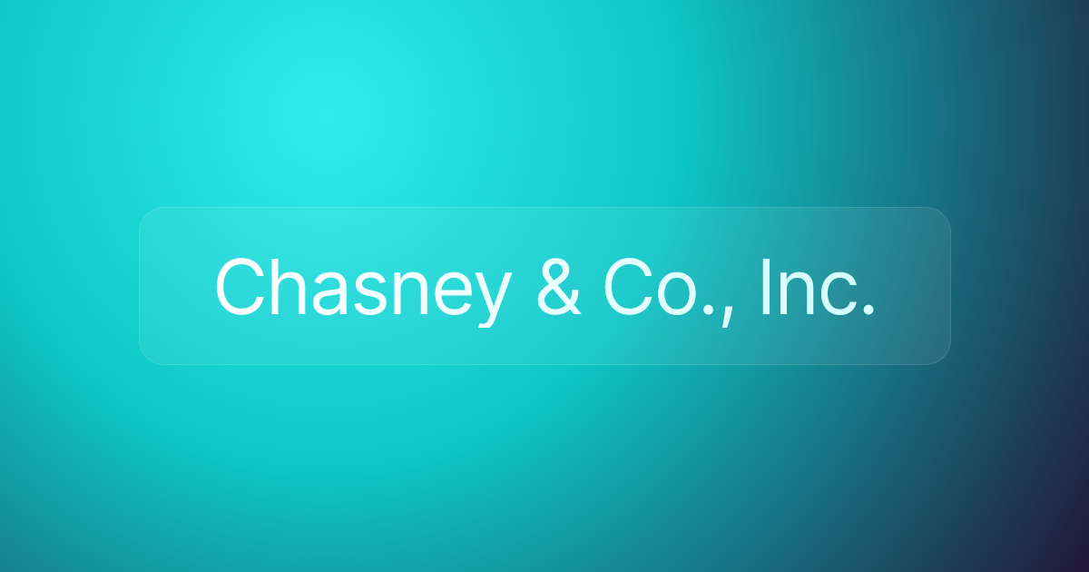 Chasney & Co., Inc.