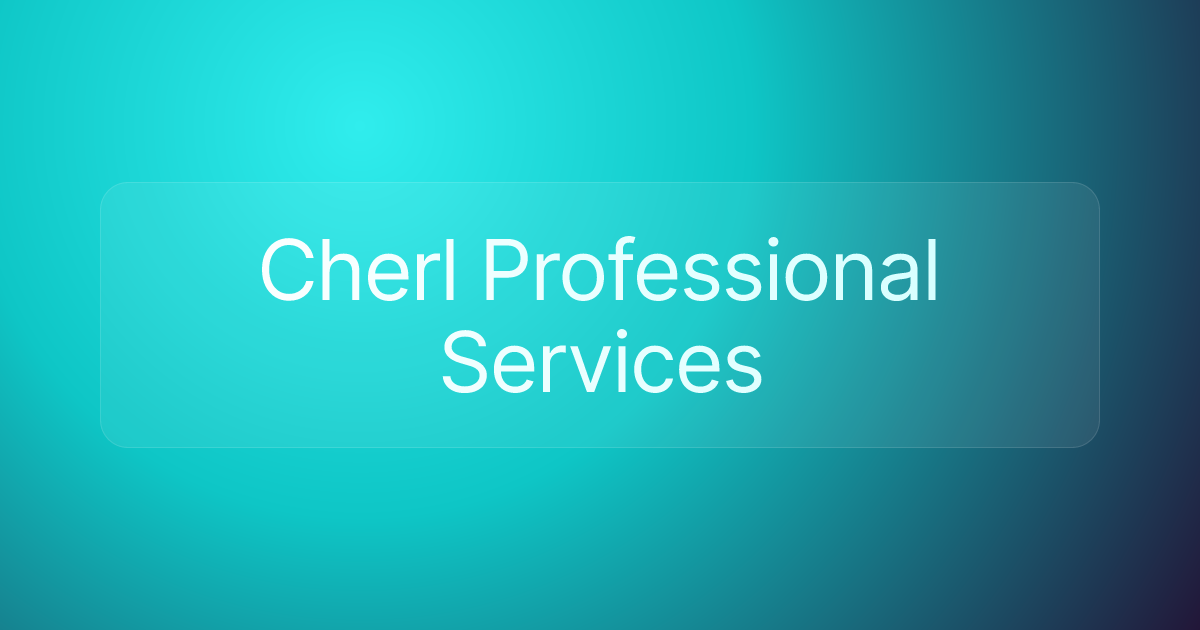 Cherl Professional Services