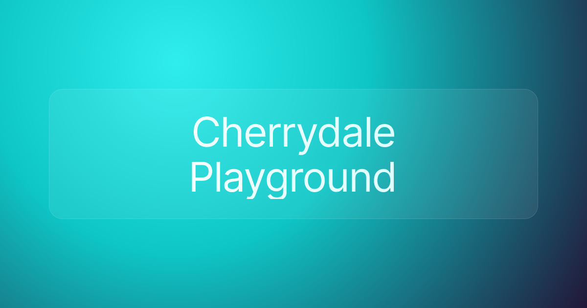 Cherrydale Playground