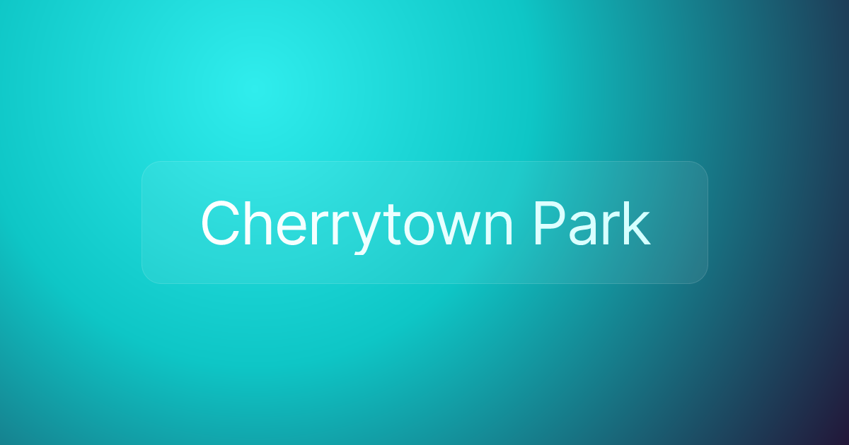 Cherrytown Park