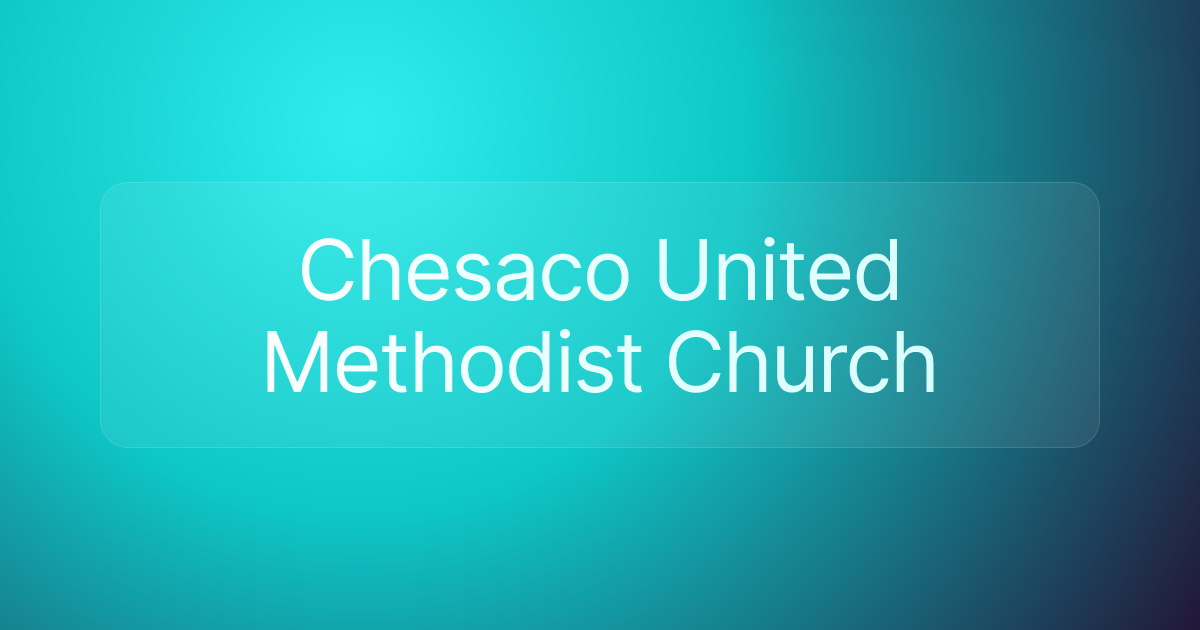 Chesaco United Methodist Church