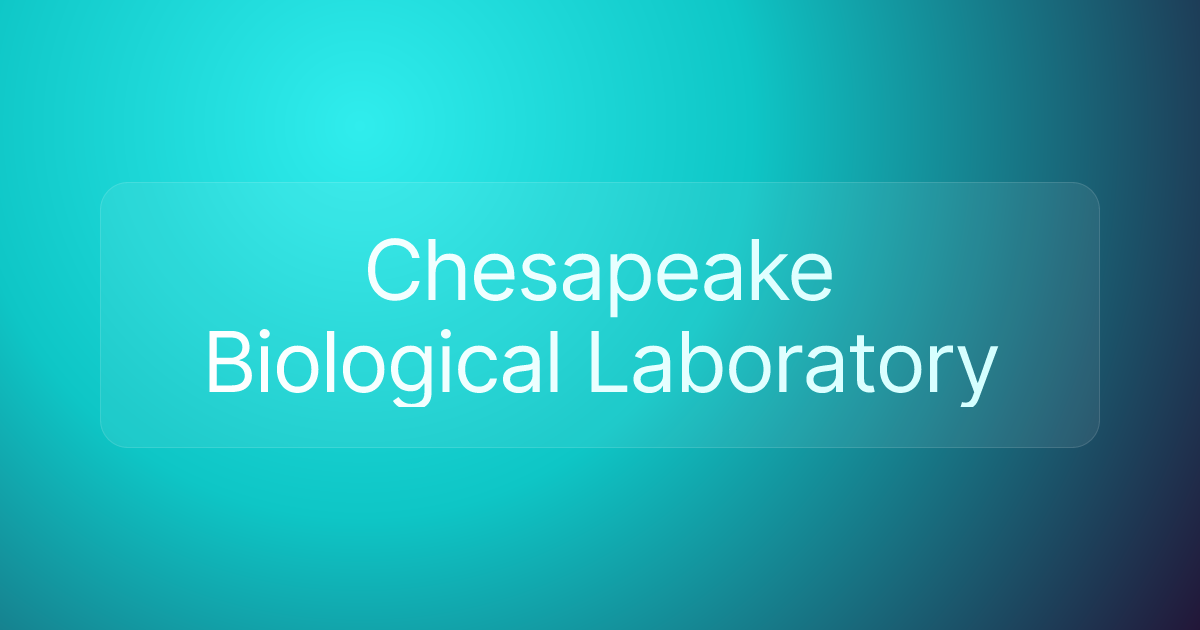 Chesapeake Biological Laboratory