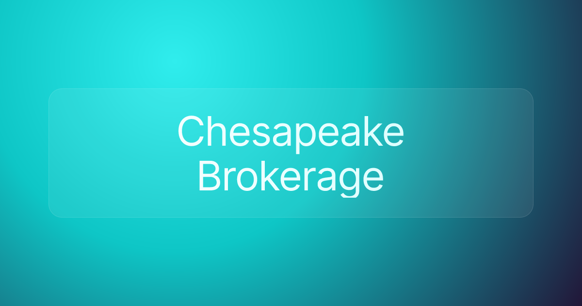 Chesapeake Brokerage