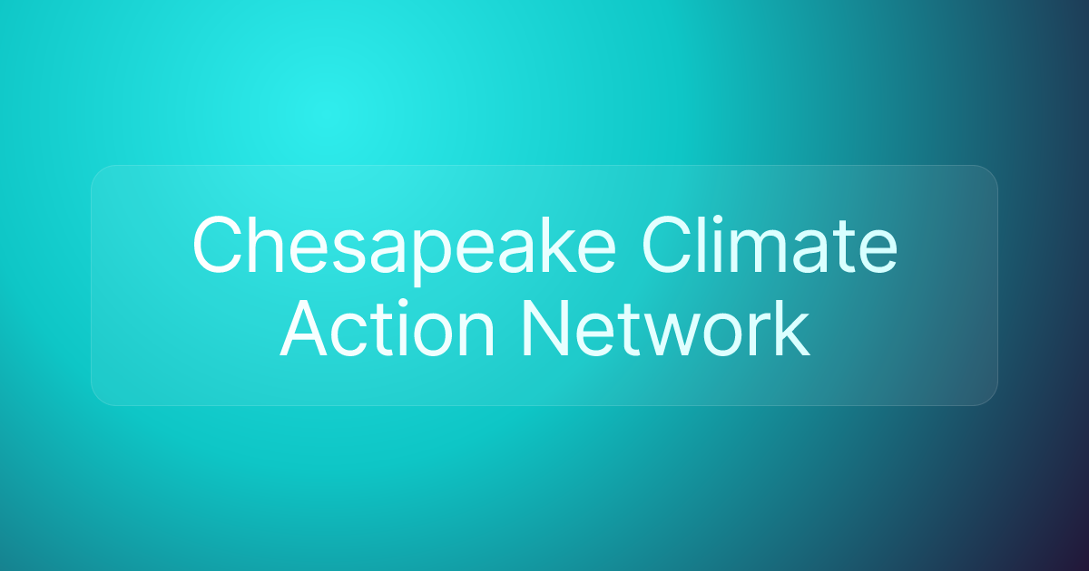 Chesapeake Climate Action Network