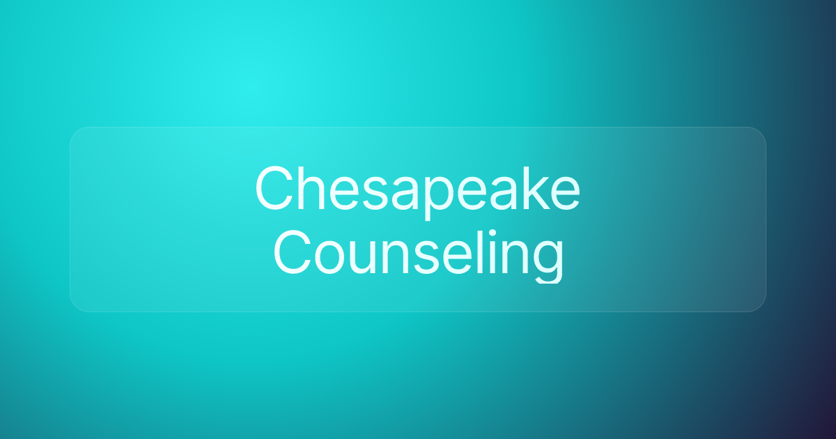 Chesapeake Counseling