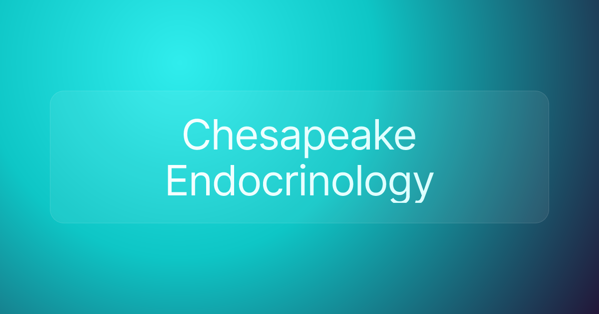 Chesapeake Endocrinology