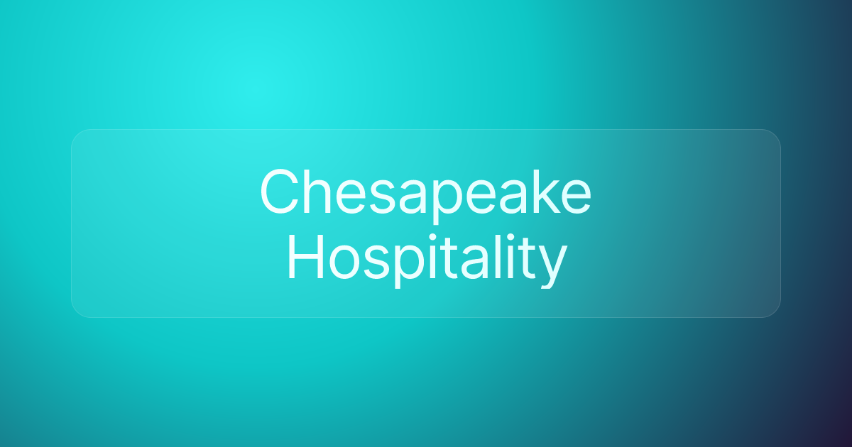 Chesapeake Hospitality