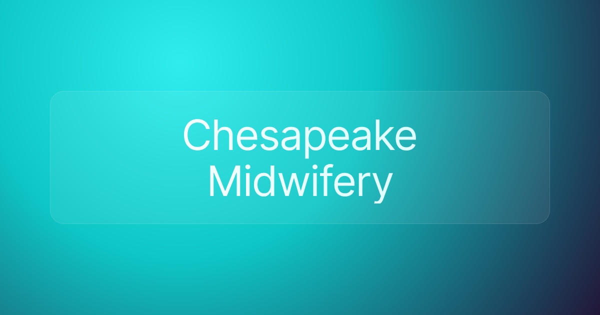Chesapeake Midwifery