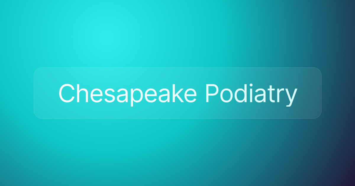 Chesapeake Podiatry