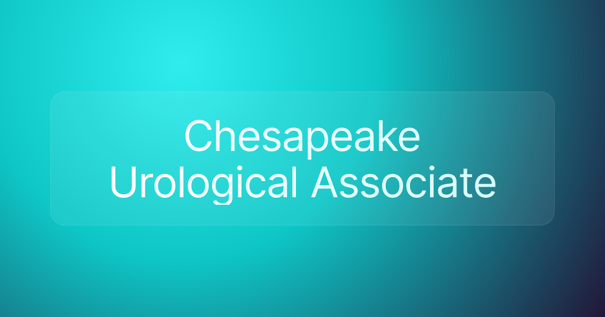 Chesapeake Urological Associate