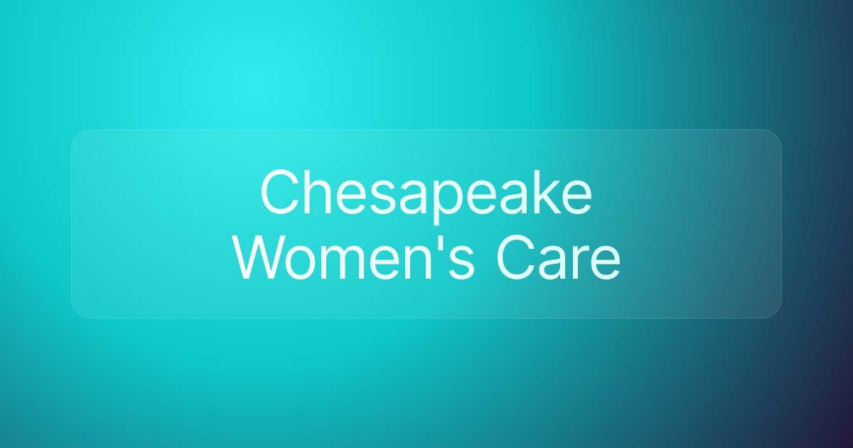 Chesapeake Women's Care