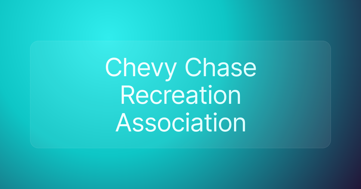 Chevy Chase Recreation Association