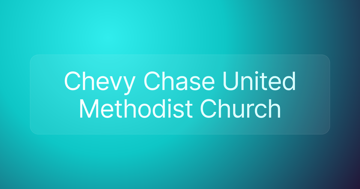 Chevy Chase United Methodist Church