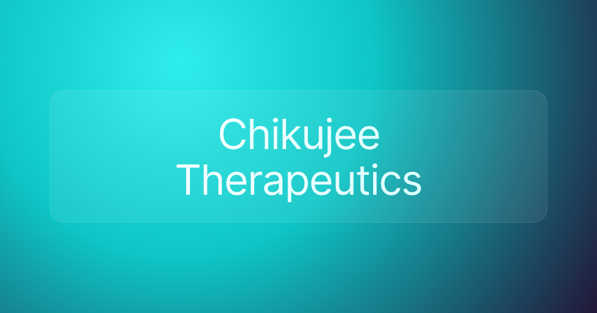 Chikujee Therapeutics