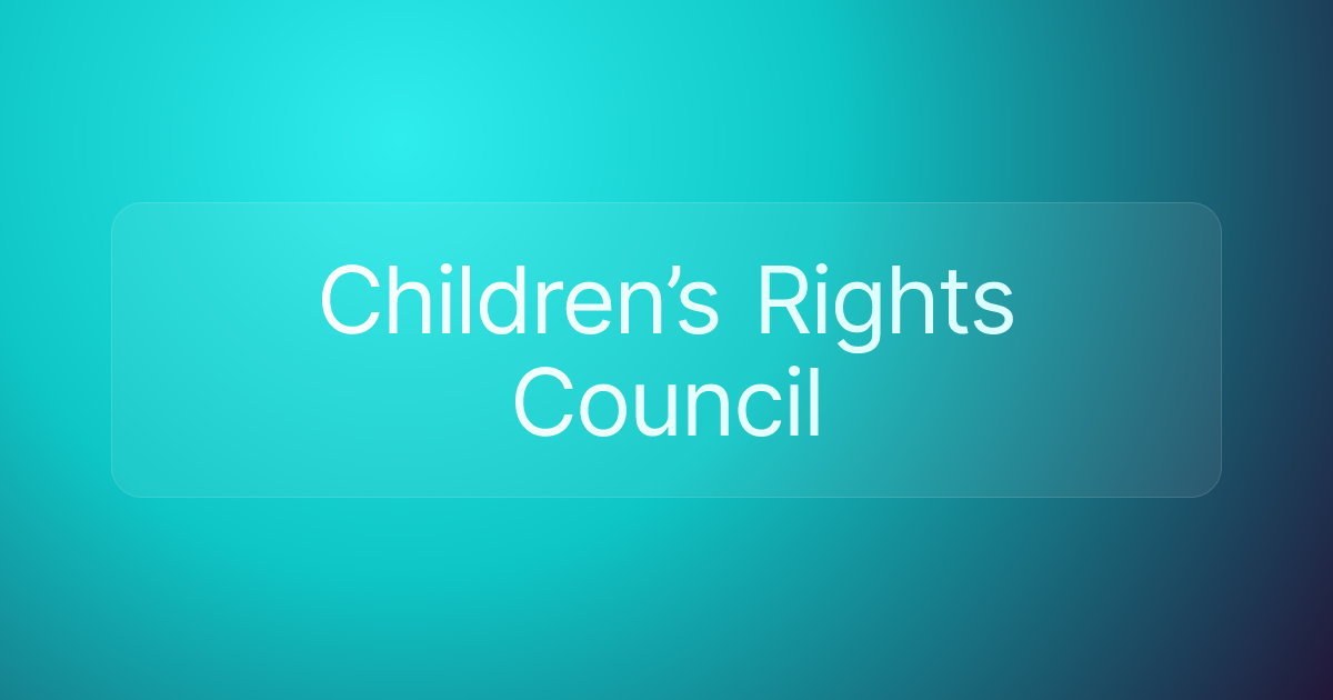 Children’s Rights Council