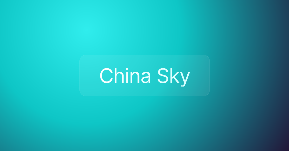 China Sky