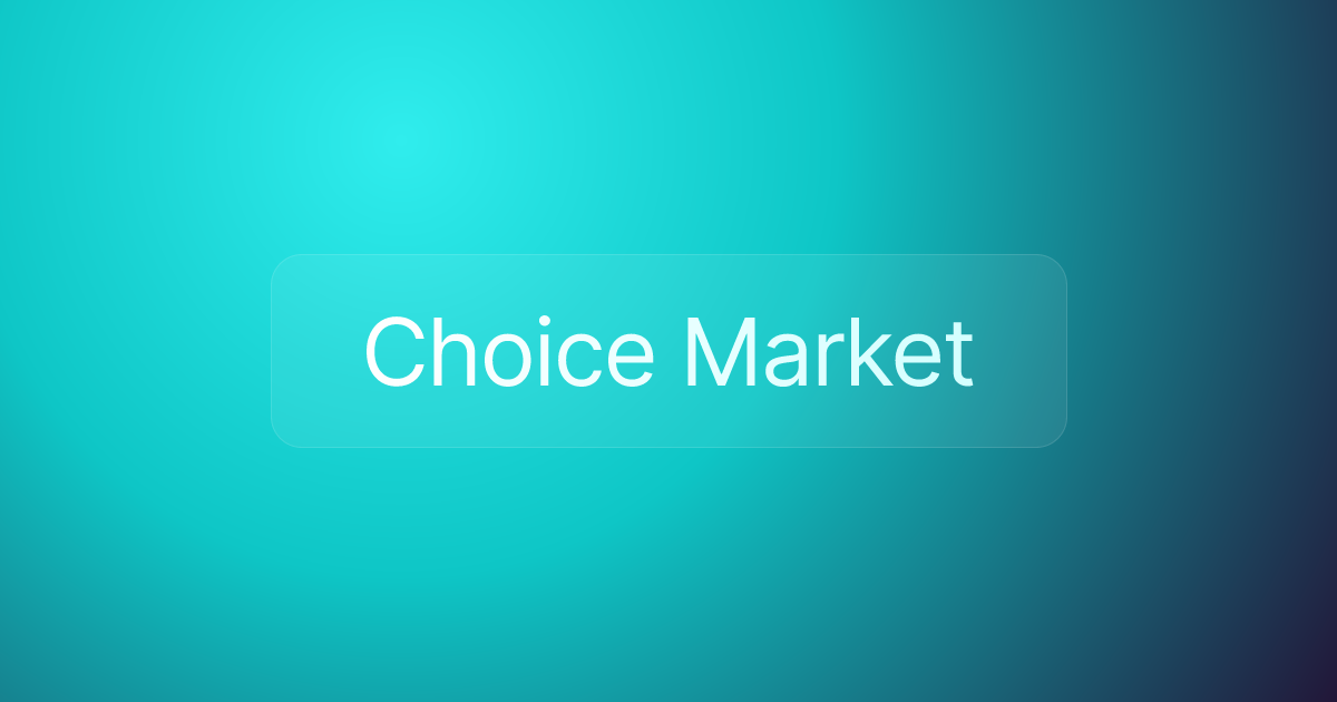 Choice Market