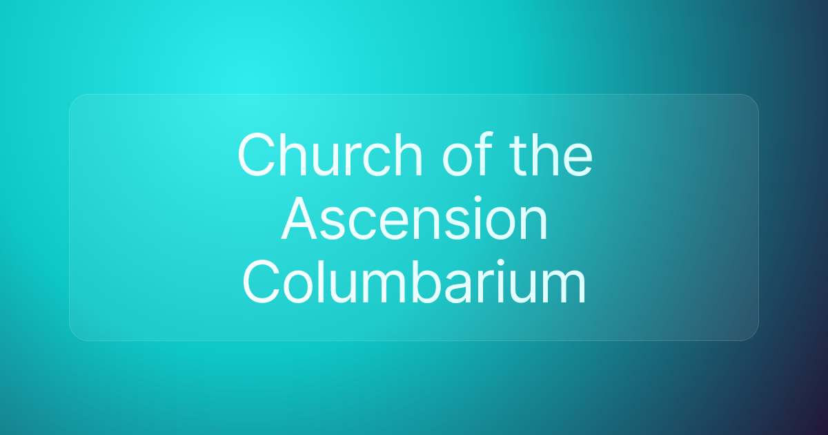 Church of the Ascension Columbarium